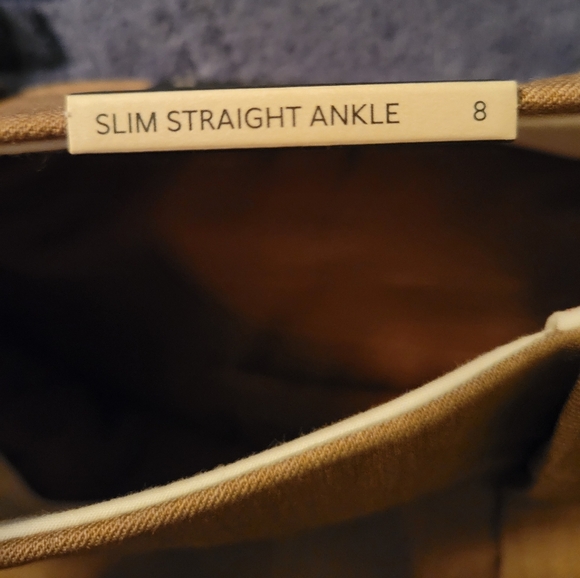NWT Banana Republic Slim Straight Ankle Pants Size 8 NWT - Picture 7 of 9